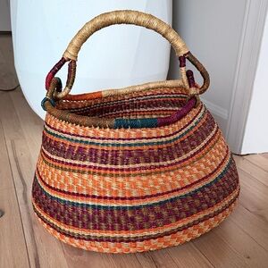 Bolga Pot Market Basket Tote